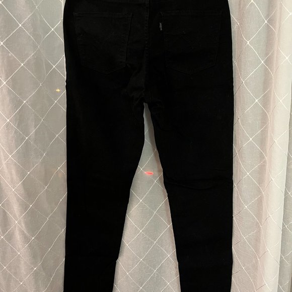 Black high rise Levi's skinny jeans size 31 - Picture 4 of 5
